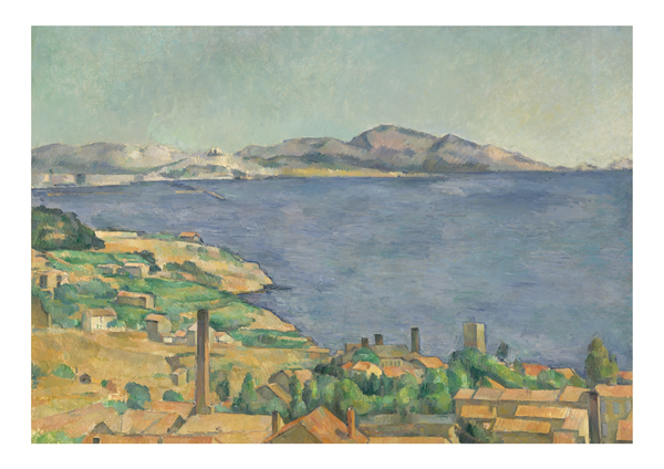 The Gulf of Marseille Seen from L'Estaque - Paul Cézanne