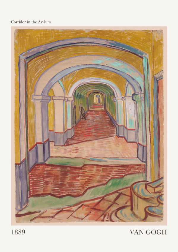 Corridor in the Asylum - Vincent Van Gogh